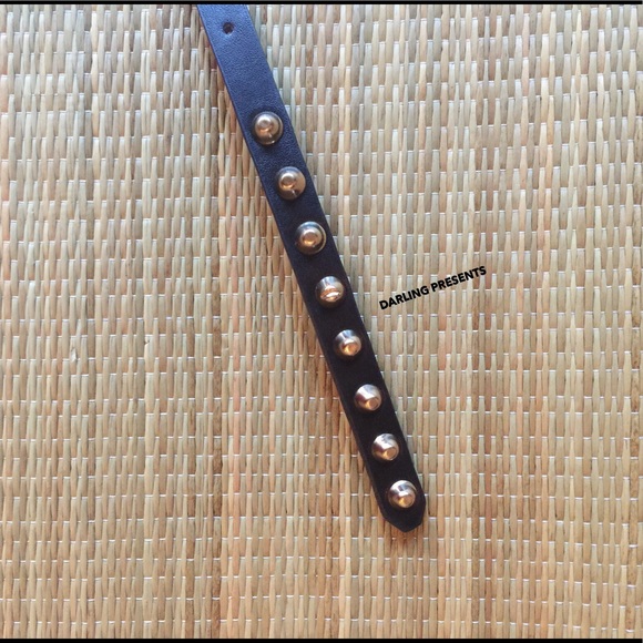 BLACK STUDDED BELT - Picture 4 of 4